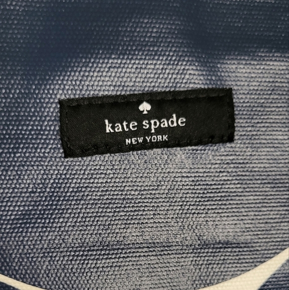 Kate Spade NY On The Go Cotton & Leather Polkadot Tote Bag - Picture 2 of 15